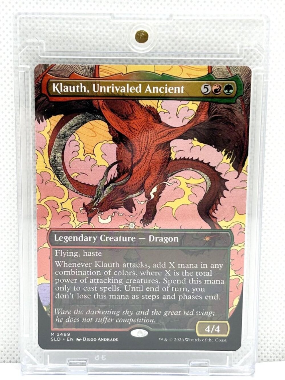 Klauth, Unrivaled Ancient Secret Lair 2499 Pack-Fresh SHIPPED IN MAG CASE